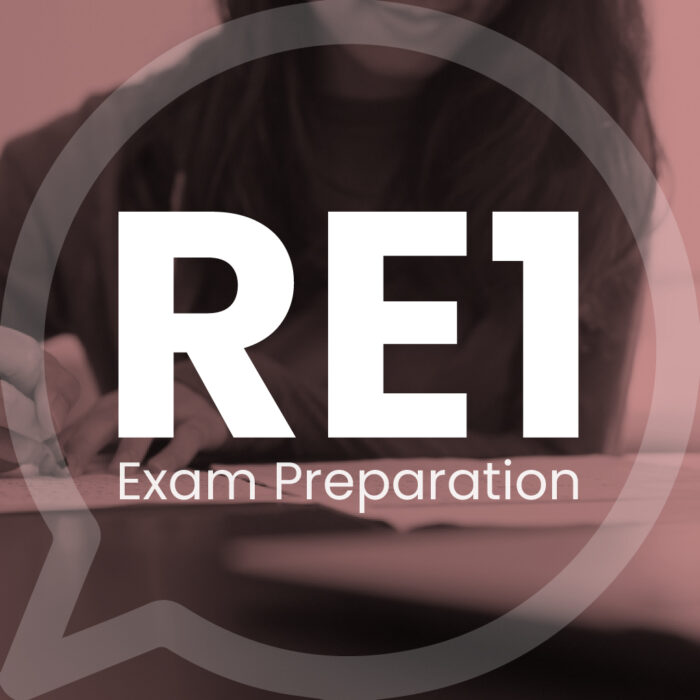 RE1 Exam Preparation Assistance